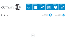 Tablet Screenshot of i-community.ch